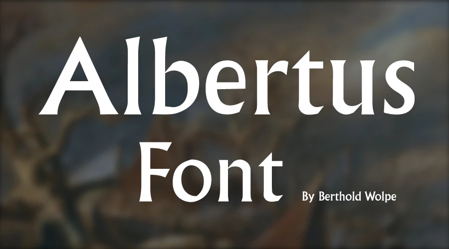 Albertus Font Free Download