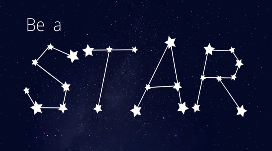 Be a Star font