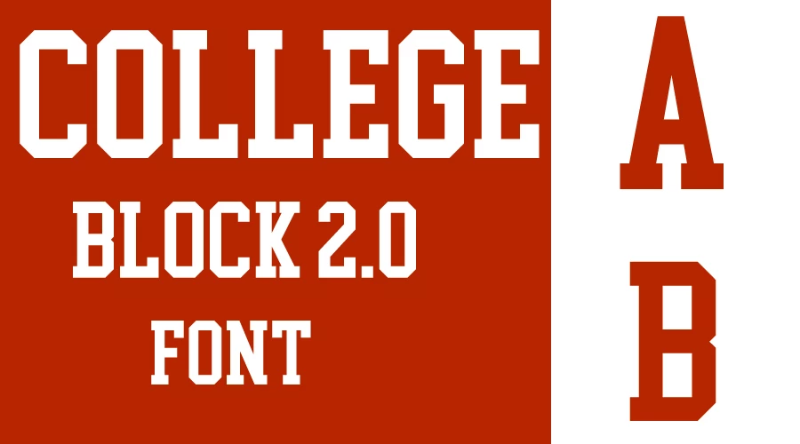 College Block 2.0 Font Download