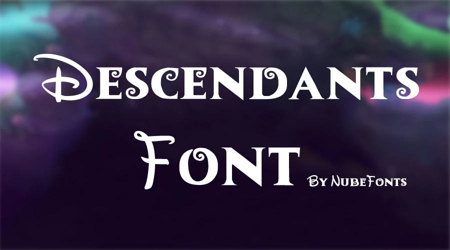 Descendants Font Free Download