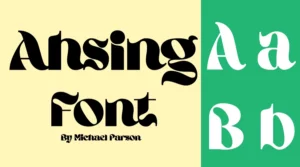 Ahsing Font Download