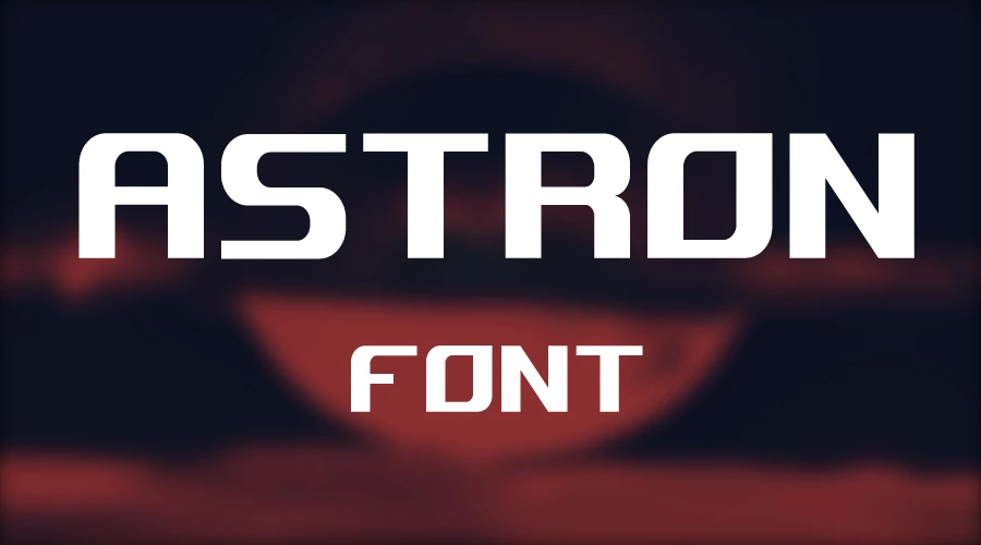 Astron font