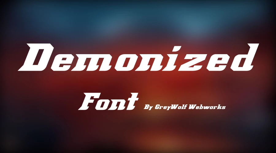 Demonized Font