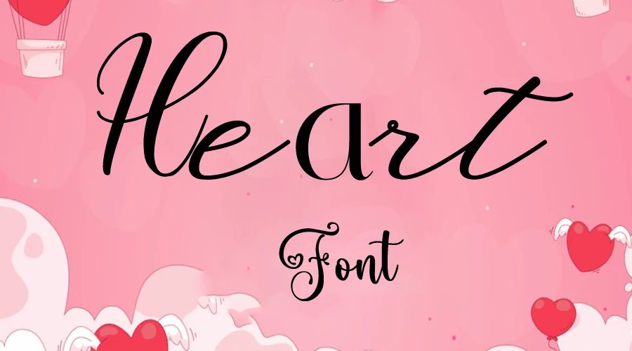 Heart Font Free download