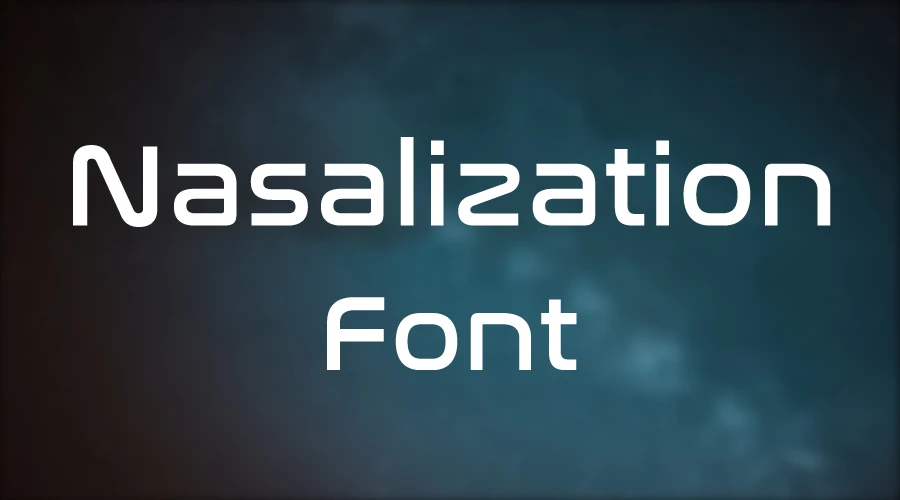 Nasalization font