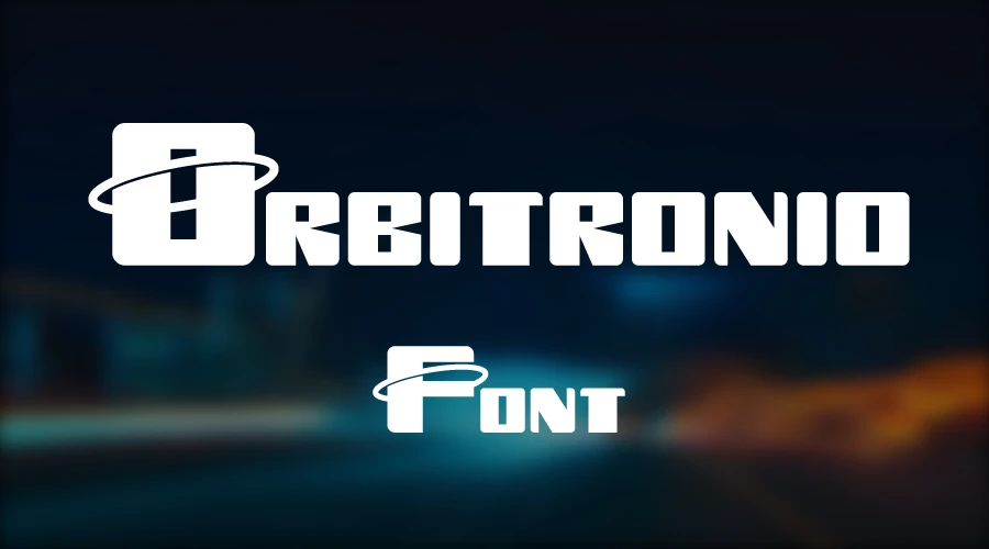 Orbitronio font