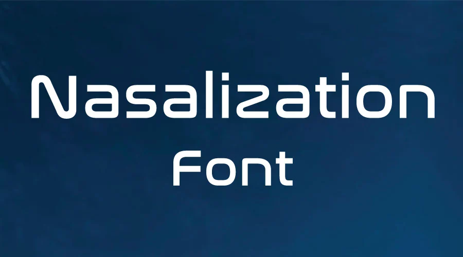 Nasalization Font Free