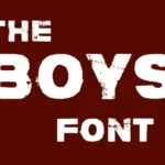 The Boys Font Free Download
