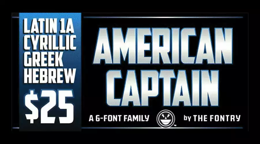 American-Captain-Font