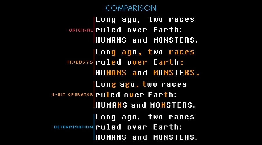 Determination-Font-Comparison