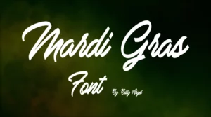 Mardi Gras Font Free Download