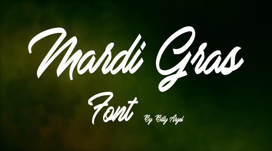 Mardi Gras Font Free Download