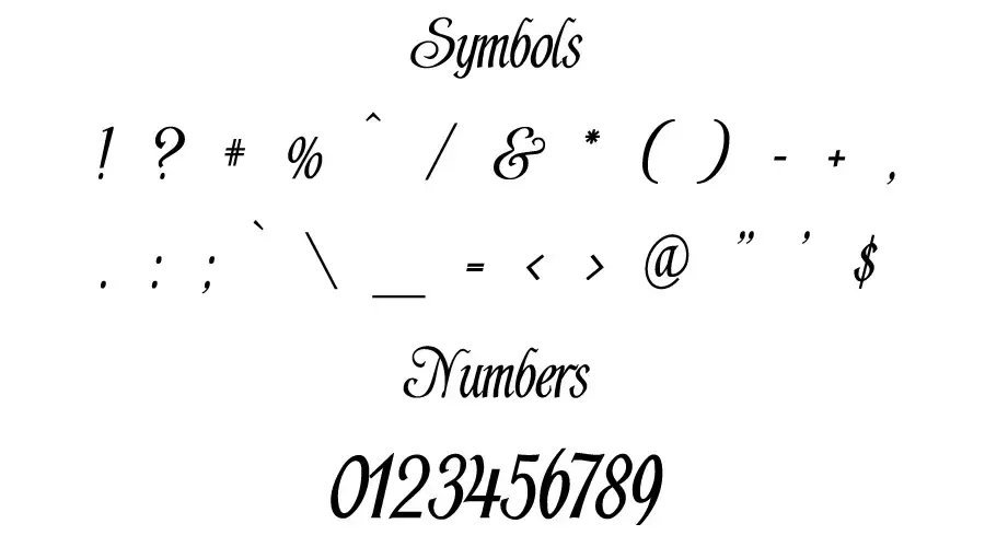 Sailor Moon Font aka Shardee Font Symbols