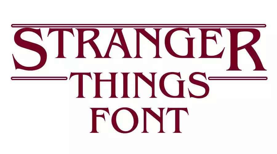 Stranger Things Font