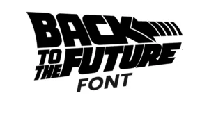 Back To The Future font