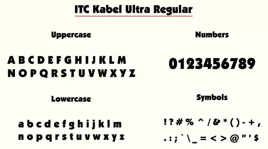ITC Kabel Ultra Regular