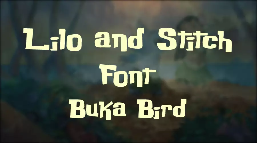 Lilo and Stitch Font