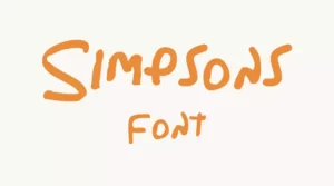 Simpsons Font