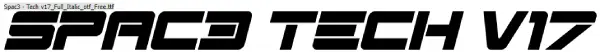 Spac3 Font