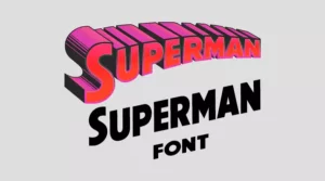 Superman font