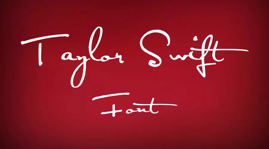 Taylor Swift Font Free Download