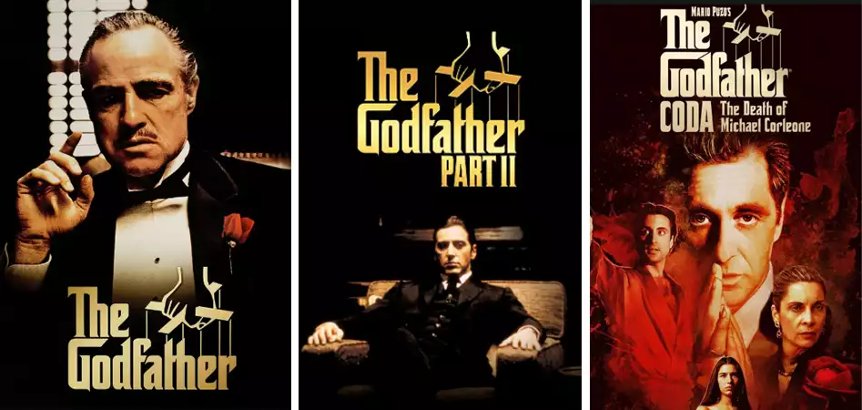 The Godfather all movie posters
