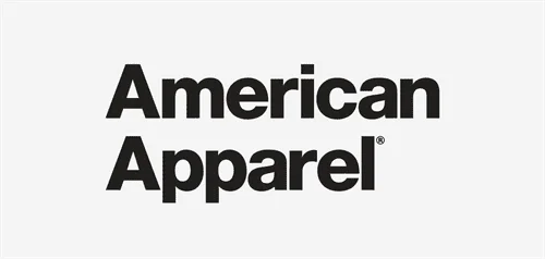 American Apparel use helvetica font