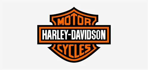 Harley Davidson Logo use helvetica font