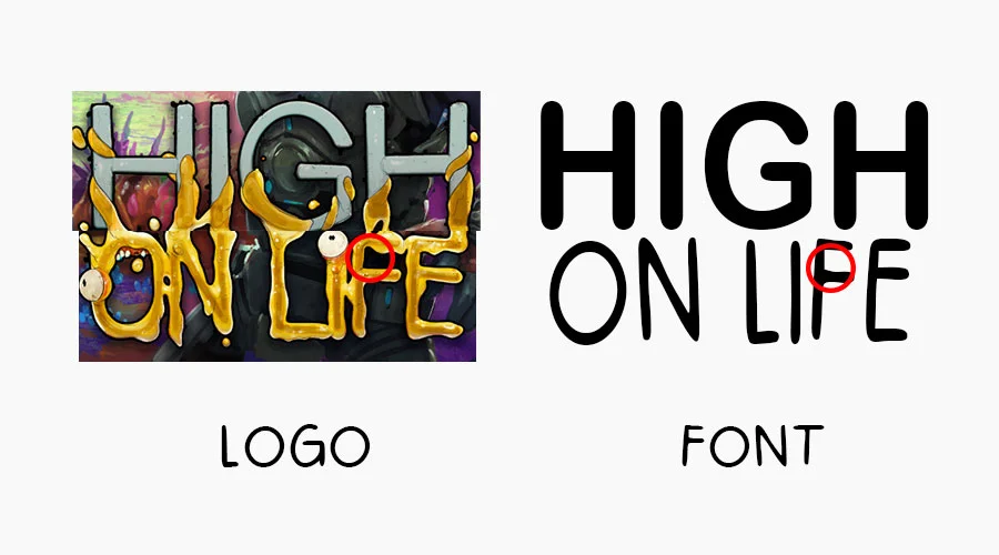 High On LIFE font