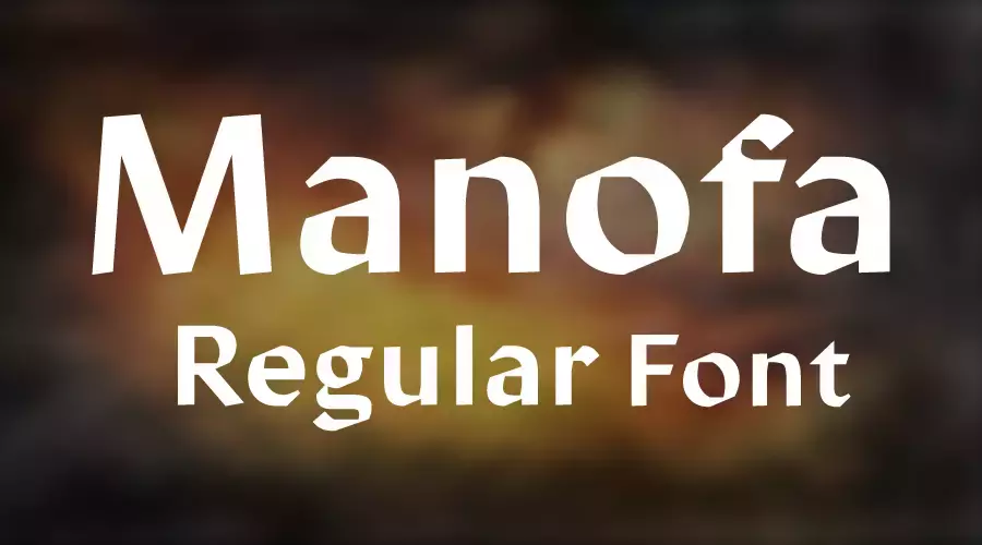 Manofa Regular Font