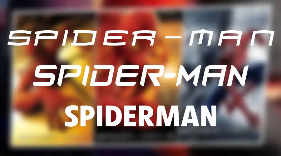 Spiderman-font