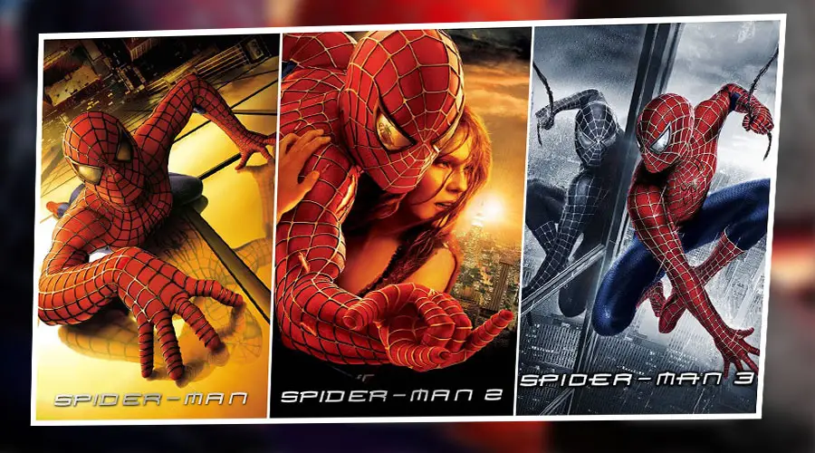 Spiderman movie trilogy 2002 2007