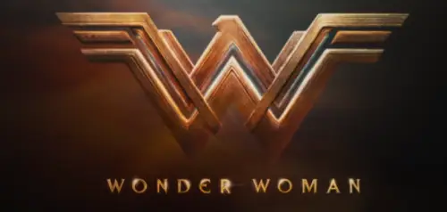 Wonder Woman movie trailer logo Font