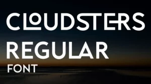 cloudsters regular font