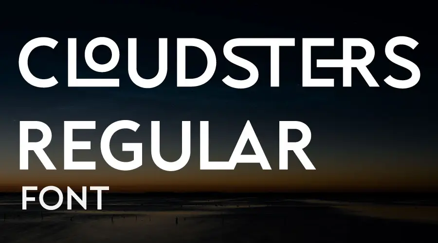 cloudsters regular font
