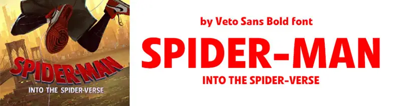 veto sans bold font