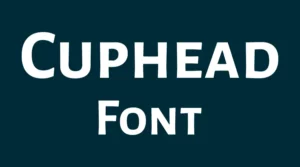 Cuphead Font
