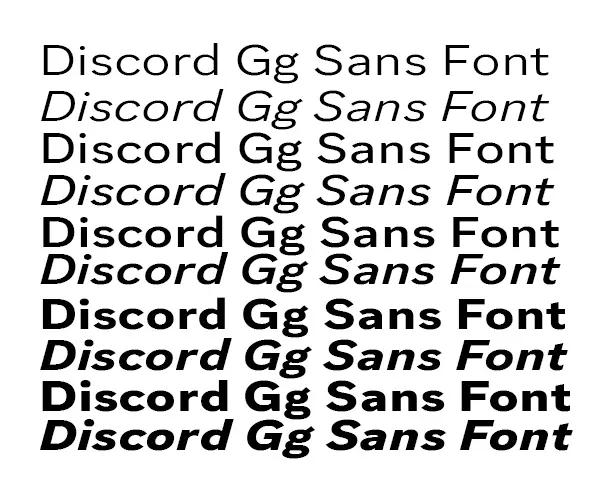 GG Sans Font