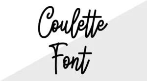Coulette Font