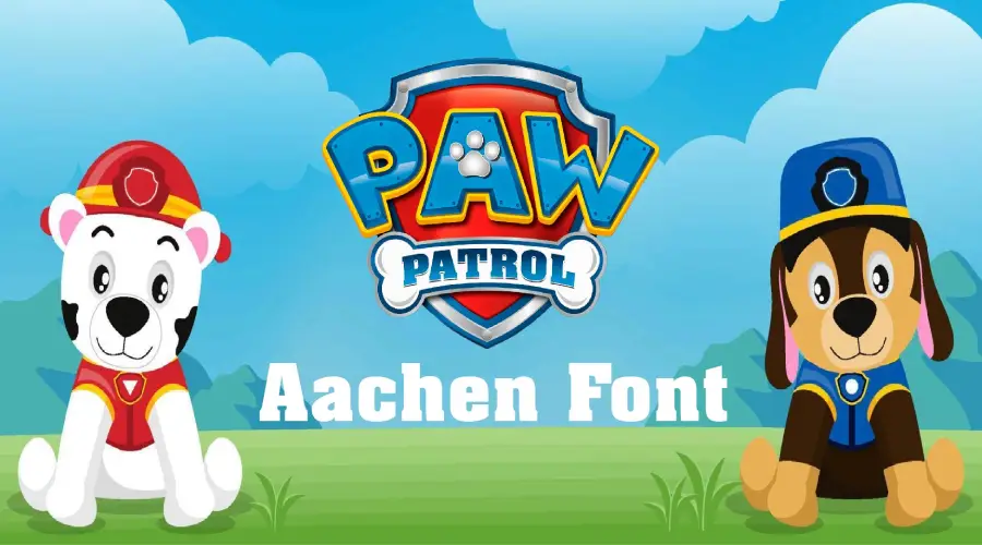 Paw Petrol Font