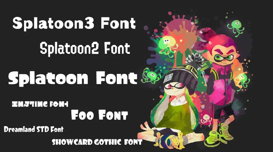 Splatoon Font