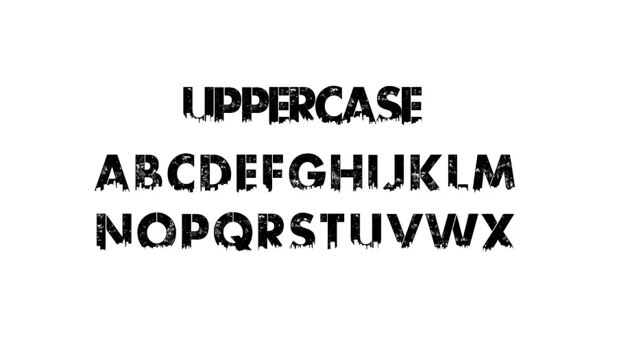 Urban Jungle Uppercase Character View