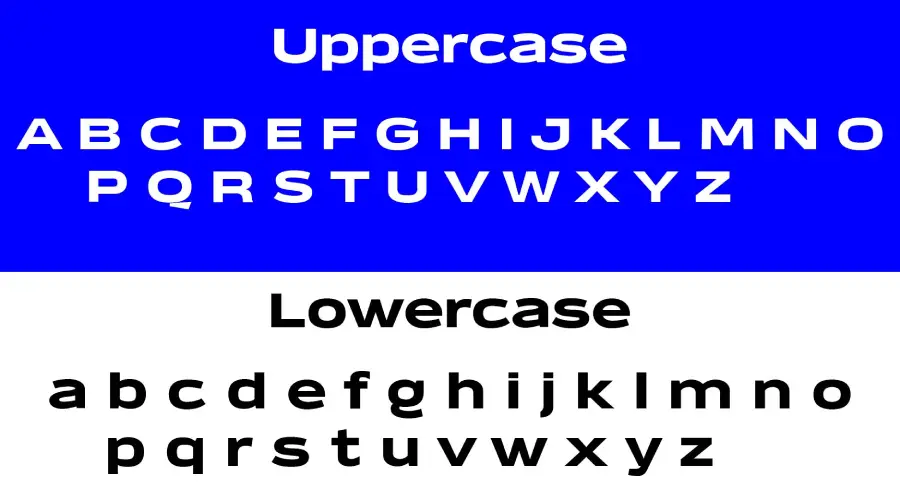 Belgro Font Characters
