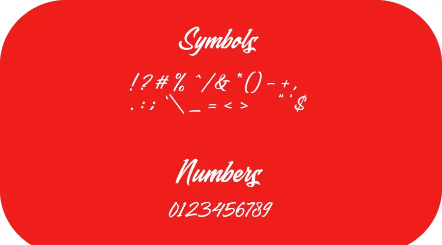 Blasteran Font Symbols