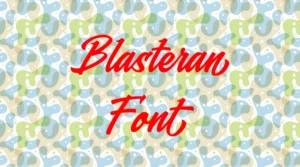 Blasteran font