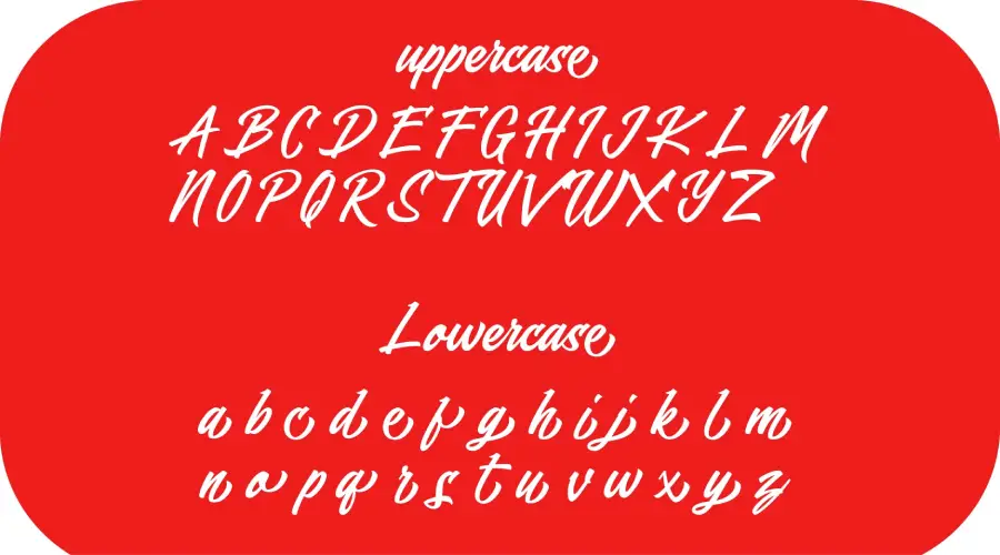 Blasteran font Characters
