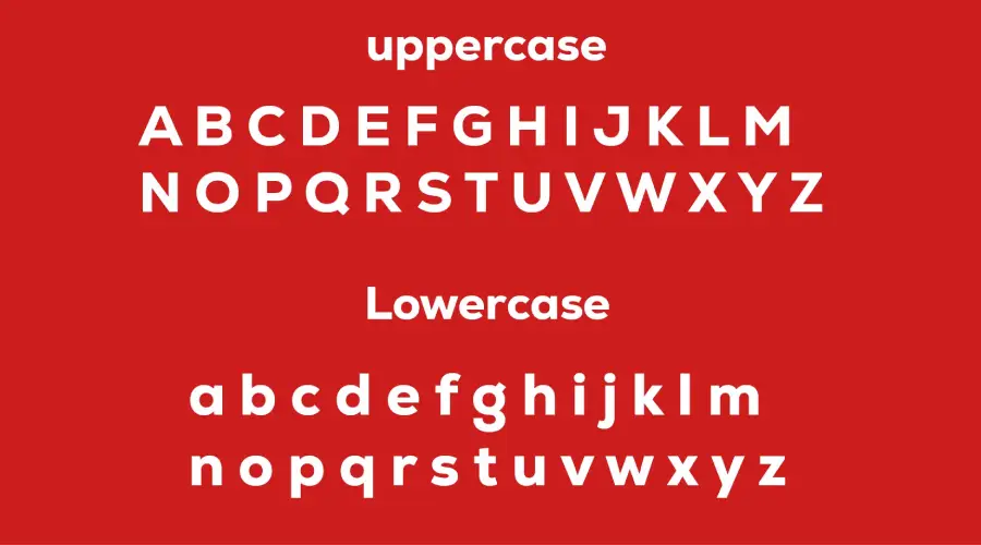 Nexa Font Characters View