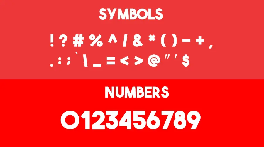 The Bold Font Symbols View