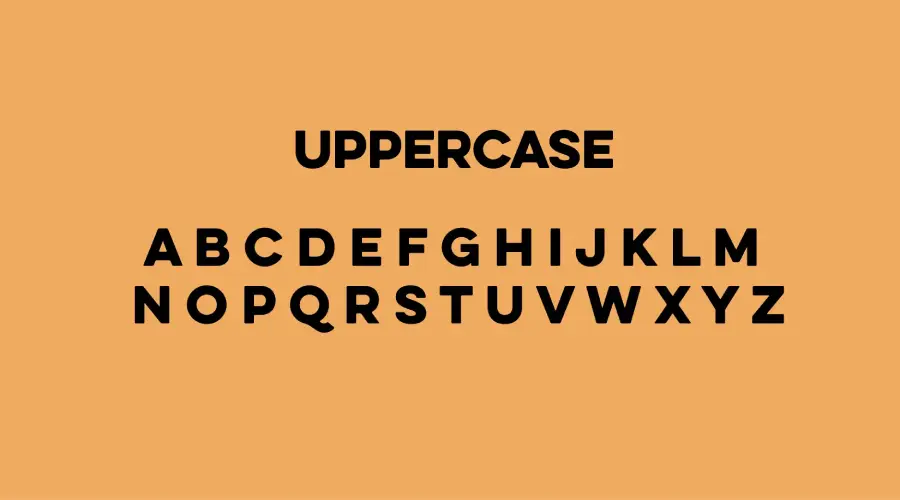 Eveleth Clean Font Characters View