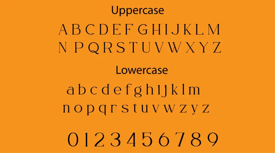 Fogie Font Characters